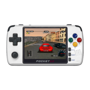 BITTBOY PocketGo v2.1 (Latest Version) - Front view playing NFS