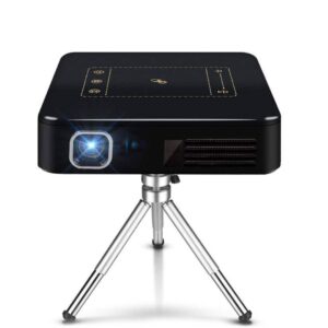 DroiX DP1 Android 7 Nougat Smart Mini Projector på stativ