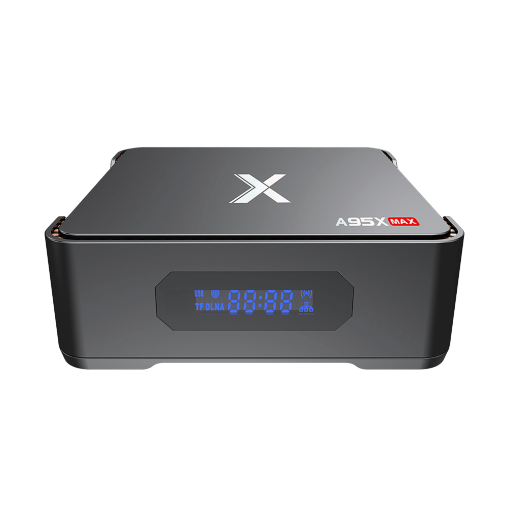 A95X Max 4K Android Powered TV BOX - Front view