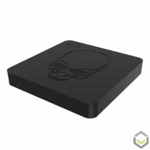 GT King by DroiX AMLogic S922X Android 9 Pie Powered TV Mini PC HTPC - Vooraanzicht onder een hoek