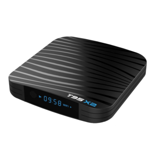 T95X2 Amlogic S905X2 Android 8.1 Oreo Smart TV BOX - Främre toppvinkel