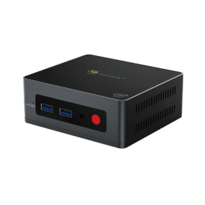 Beelink GK Mini Intel NUC Windows PC - Mostrato frontalmente con un angolo