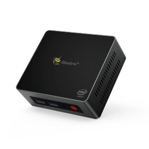 Beelink GK Mini Intel NUC Windows PC - Vista frontal en ángulo