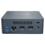 Beelink GK35 Intel Mini PC - von hinten im Winkel dargestellt