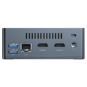 Beelink GK35 Intel Mini PC - vist fra bagsiden