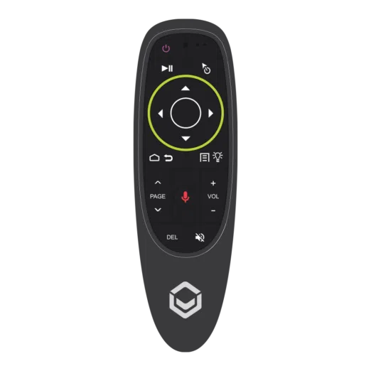 DroiX G10S Backlit Air Mouse   Shown from the Front