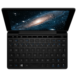 GPD Pocket 2 Amber Black Intel Core m3-8100y Ultrabook shown from the top