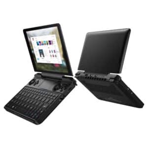 GPD WIN Max  2021 PC Gaming Handheld - pokazany z dwóch stron