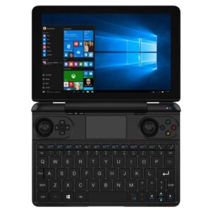 GPD WIN Max  2021 PC Gaming Handheld - Abbildung von vorne mit Display, Gaming-Tasten und Tastatur