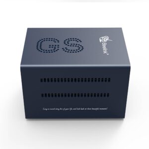 Beelink GS-King X Android BOX z Nas - pokazano otwory wentylacyjne po prawej stronie