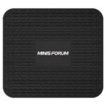 MINISFORUM GK50 Windows Mini PC - Showing from the top with MINISFORUM Logo