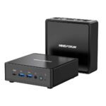 MinisForum JB95 Windows 10 HTPC - pokazany z dwóch perspektyw