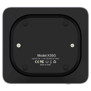 MinisForum X35G Windows Intel NUC Mini PC - Shown from the bottom