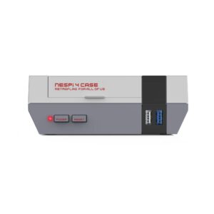 RETROFLAG NESPi 4 DIY Starting Kit für RetroPie Home Console - Zeigt den NESPi 4 von vorne, gerade