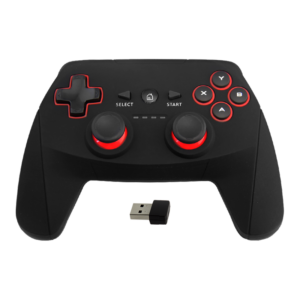 Gamepad DroiX R1 con dongle - Vista dal davanti