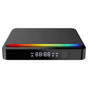 X4 PRO Digital Signage Android BOX - Afgebeeld vanaf de voorkant