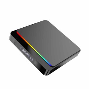 X4 PRO Digital Signage Android BOX - Darstellung von vorne gekippt