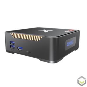 A95X Max 4K Android Powered TV BOX - Vue de côté montrant les ports USB