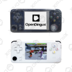 DroiX RS-97 Plus V2 Open Dingux Retro Gaming Console Handheld - Transparent and White