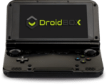 DroidBOX GPD XD PlayOn (niebieski) widok otwarty