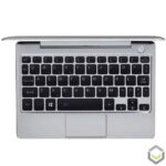 GPD P2 Max Celeron 3965Y 8GB RAM 256GB SSD Windows 10 2in1 Ultrabook Laptop - Showing full QWERTY Keyboard with Touchpad