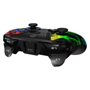 EasySMX ESM-9110 RF Wireless Gamepad pour PC, Android et Linux Colour Bomb Side