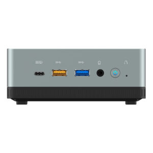 MinisForum DeskMini UM350 Ryzen Mini PC vist forfra