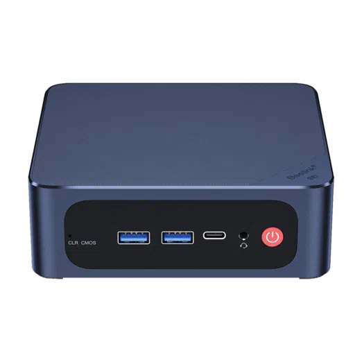 Beelink SEI12 ports view at the front