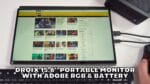 moniteur portable avec adobe rgb et batterie