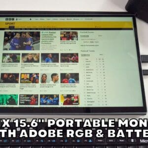 moniteur portable avec adobe rgb et batterie