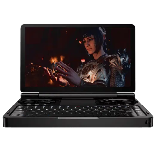 GPD WIN Mini front view playing a game