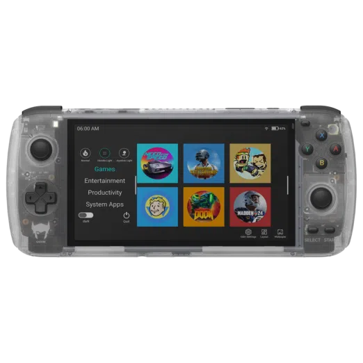 AYN ODIN Clear White Front Render