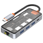 DroiX NT8 duidelijke USB-hub render