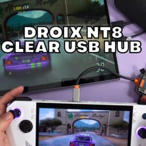 hub usb droix nt8 clear