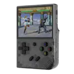 RG35XXPLUSTRANSPARENTBLACKDONE01 DROIX Global RG35XX Plus Transparent Black Playing Game