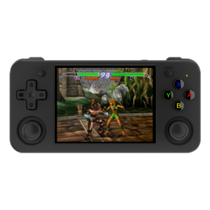 ANBERNIC RG35XX H Schwarzer Handheld zum Spielen von Videospielen