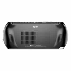 Raven black GPD Win 4 (2024) med et slankt og sofistikeret design til bærbar gaming.