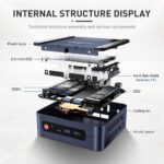 Struttura interna di Beelink U59, che mostra i suoi componenti e il suo layout