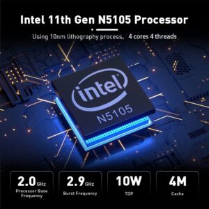 Beelink U59 med Intel 11. generations N5105-processor