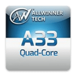 Allwinner A33 CPU belangrijkste kenmerk pictogram