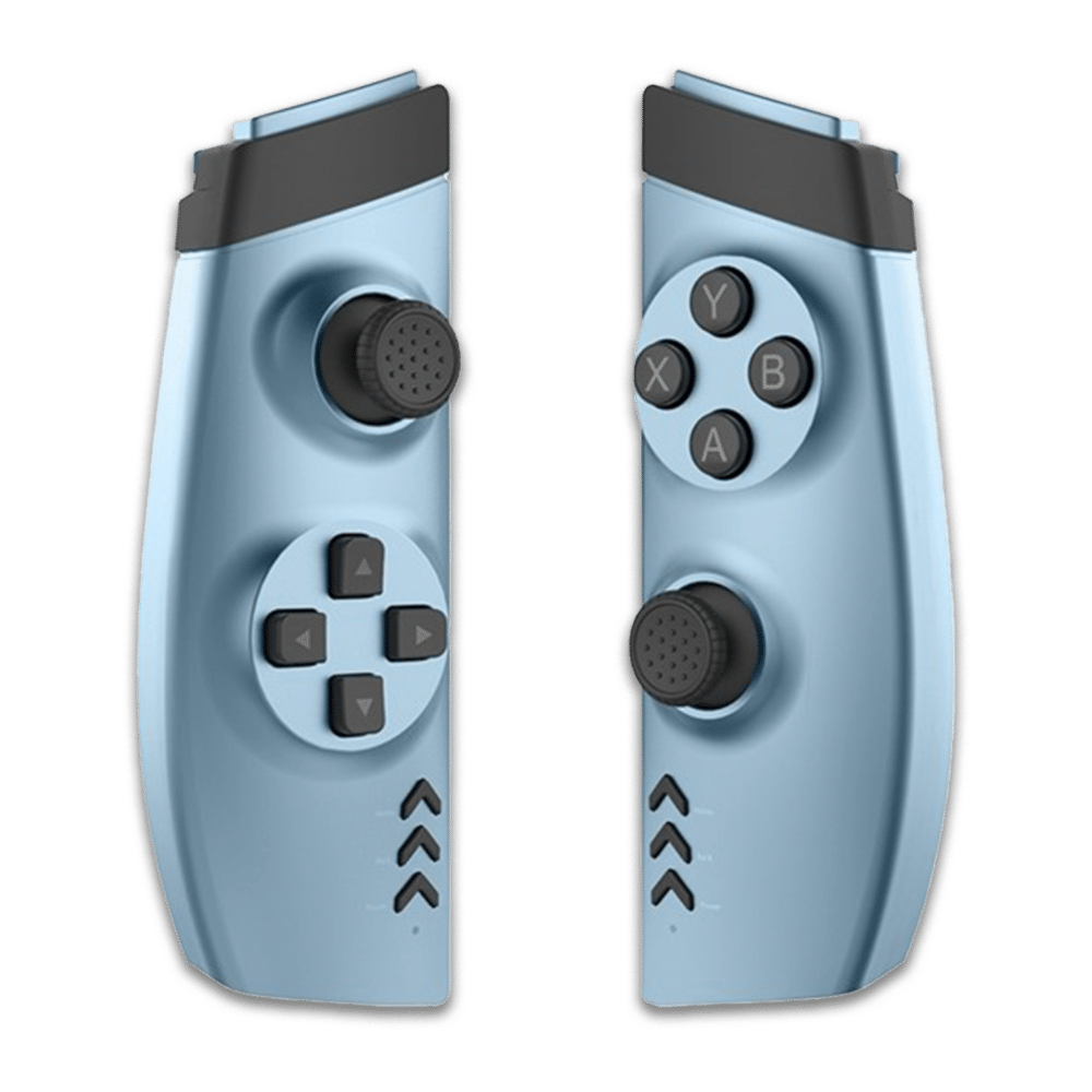 &quot;Een close-up afbeelding van de One-Netbook One-GX1 Gamepad Addon, met een compact ontwerp met dubbele analoge sticks, een D-pad en standaard gaming knoppen, naadloos bevestigd aan een One-GX1 mini laptop voor verbeterd draagbaar gamen.