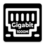 Gigabit Ethernet Nøglefunktionsikon