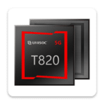 Icono de características principales del procesador UNISOCK T820