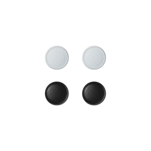 AYANEO joystick caps set in black and white designed for AYANEO Pocket EVO