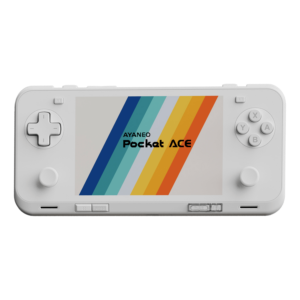 a white handheld video game controller